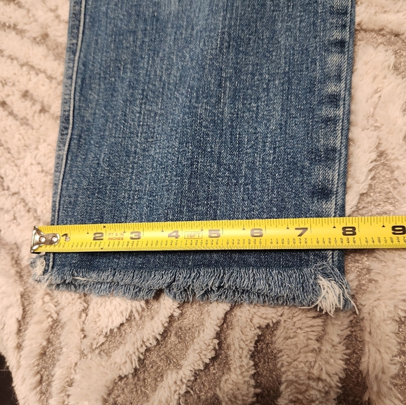 Cropped Straight Leg Lucky Brand Jeans, Sz 10/30 - Picture 2 of 10